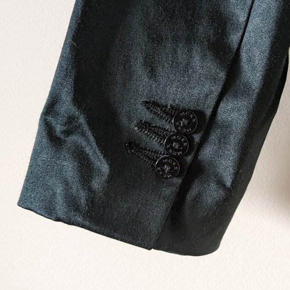 Mexx - Girls Youth Black 3 Buttoned Blazer - Size 5 / 6 - Picture 7 of 10